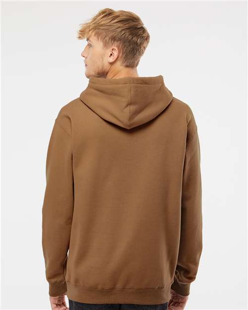 Independent Trading Co. Heavyweight Hooded Sweatshirt IND4000 Saddle Custom Embroidered Business Logo