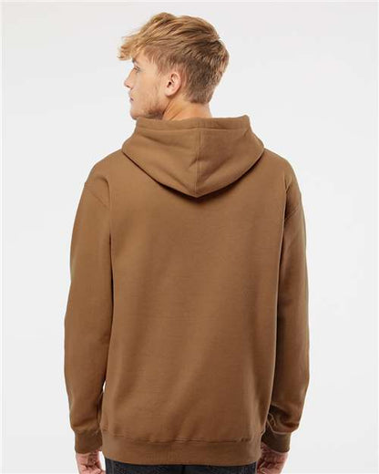 Independent Trading Co. Heavyweight Hooded Sweatshirt IND4000 Saddle Custom Embroidered Business Logo