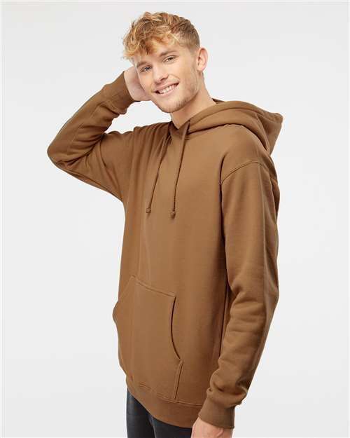 Independent Trading Co. Heavyweight Hooded Sweatshirt IND4000 Saddle Custom Embroidered Business Logo