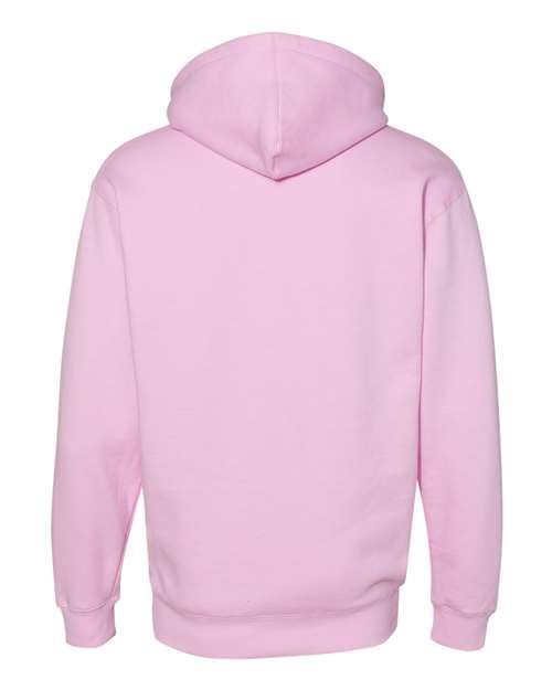 Independent Trading Co. Heavyweight Hooded Sweatshirt IND4000 Light Pink Custom Embroidered Business Logo