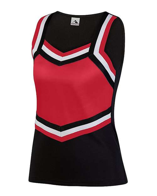 Custom EmbroideredAugusta Sportswear Women's Pike Cheer Shell 6374 Black/ Red/ White