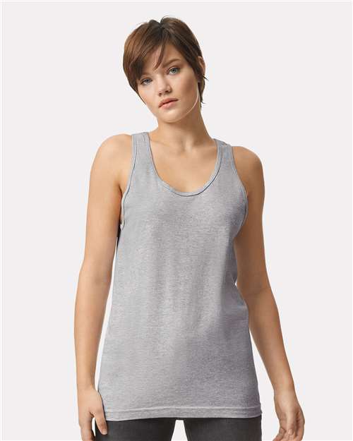 Custom Embroidered  American Apparel Fine Jersey Tank 2408  