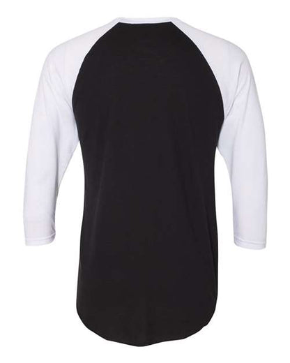 American Apparel 50/50 Raglan Three-Quarter Sleeve Tee BB453W