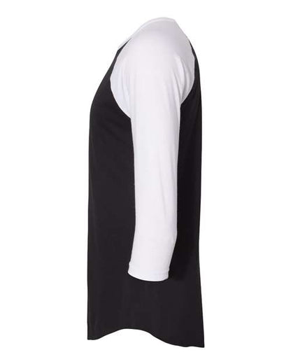 American Apparel 50/50 Raglan Three-Quarter Sleeve Tee BB453W