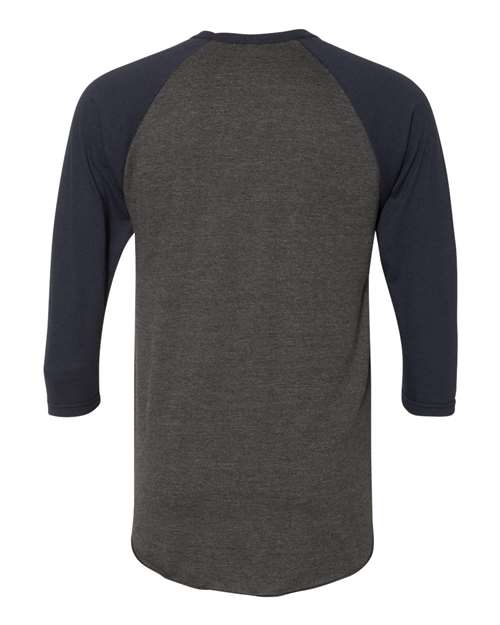 American Apparel 50/50 Raglan Three-Quarter Sleeve Tee BB453W