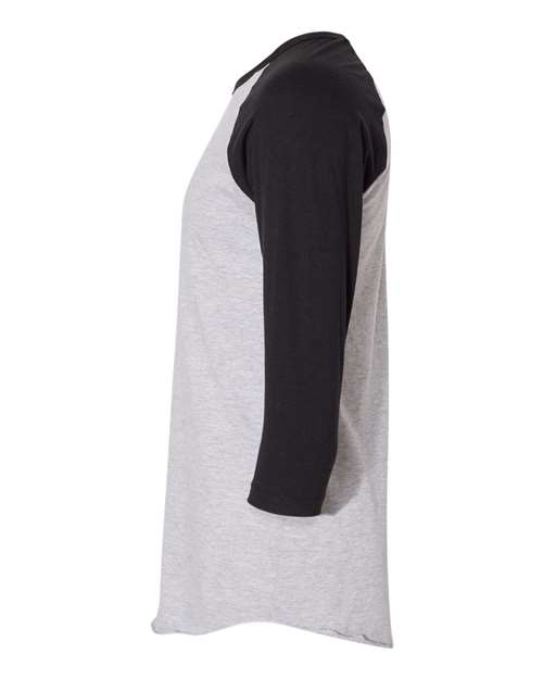 American Apparel 50/50 Raglan Three-Quarter Sleeve Tee BB453W