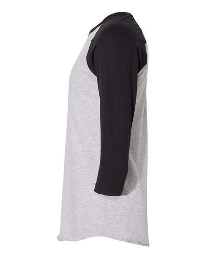 American Apparel 50/50 Raglan Three-Quarter Sleeve Tee BB453W