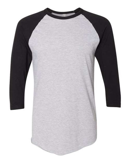 American Apparel 50/50 Raglan Three-Quarter Sleeve Tee BB453W