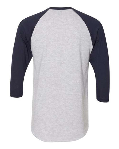 American Apparel 50/50 Raglan Three-Quarter Sleeve Tee BB453W