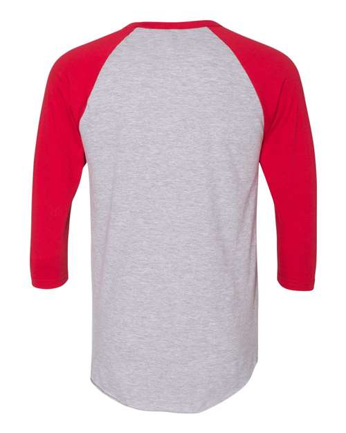 American Apparel 50/50 Raglan Three-Quarter Sleeve Tee BB453W