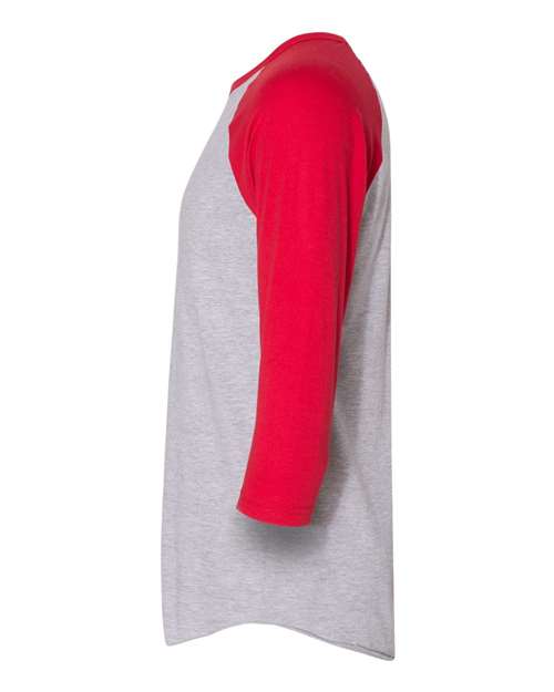 American Apparel 50/50 Raglan Three-Quarter Sleeve Tee BB453W