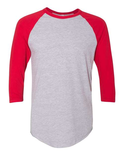American Apparel 50/50 Raglan Three-Quarter Sleeve Tee BB453W