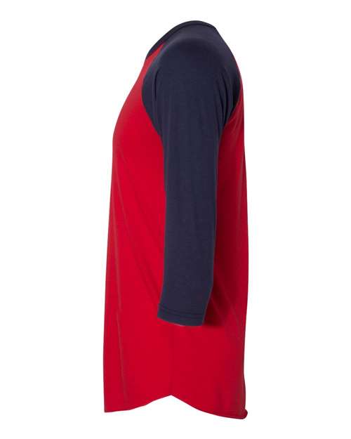 American Apparel 50/50 Raglan Three-Quarter Sleeve Tee BB453W