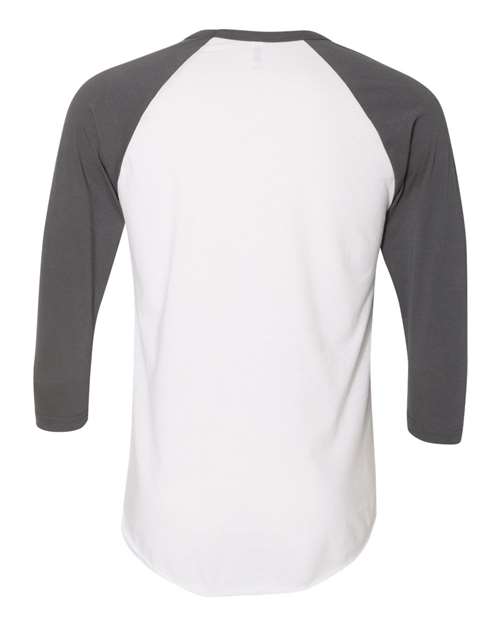 American Apparel 50/50 Raglan Three-Quarter Sleeve Tee BB453W