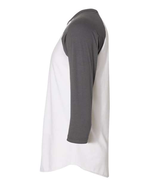 American Apparel 50/50 Raglan Three-Quarter Sleeve Tee BB453W
