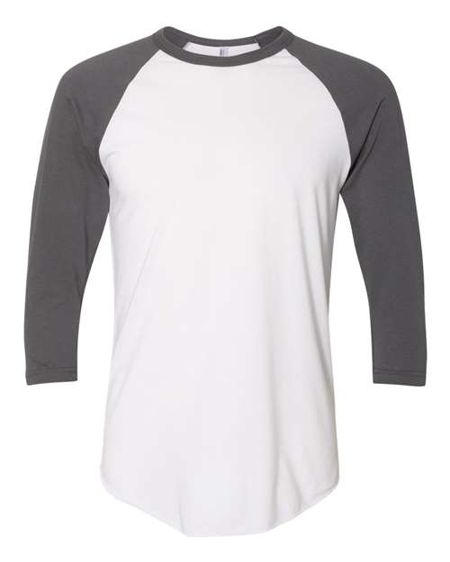 American Apparel 50/50 Raglan Three-Quarter Sleeve Tee BB453W