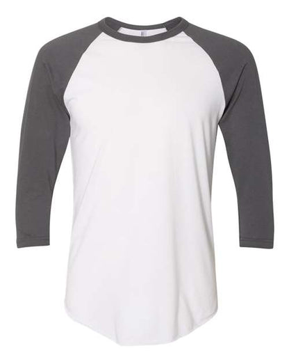 American Apparel 50/50 Raglan Three-Quarter Sleeve Tee BB453W