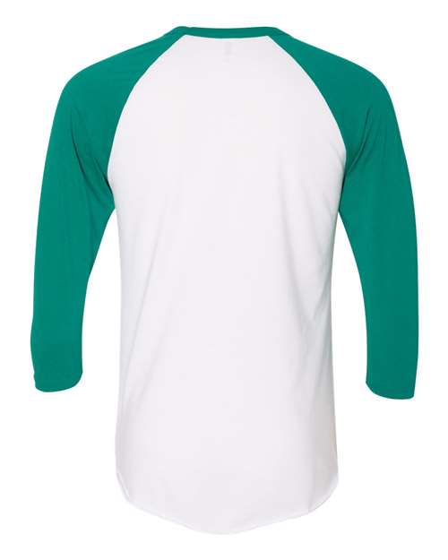 American Apparel 50/50 Raglan Three-Quarter Sleeve Tee BB453W