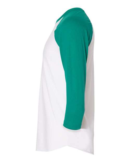 American Apparel 50/50 Raglan Three-Quarter Sleeve Tee BB453W