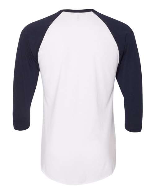 American Apparel 50/50 Raglan Three-Quarter Sleeve Tee BB453W