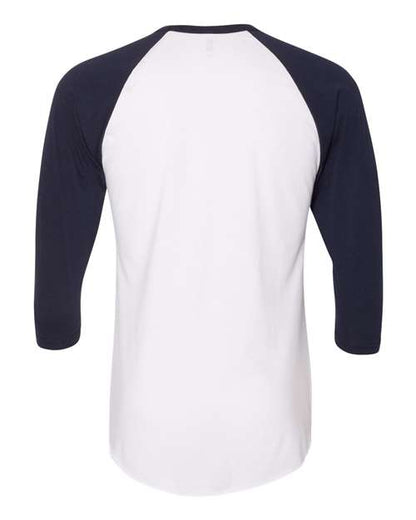 American Apparel 50/50 Raglan Three-Quarter Sleeve Tee BB453W