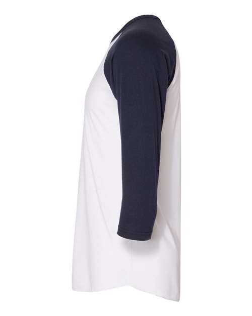 American Apparel 50/50 Raglan Three-Quarter Sleeve Tee BB453W