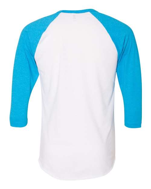 American Apparel 50/50 Raglan Three-Quarter Sleeve Tee BB453W