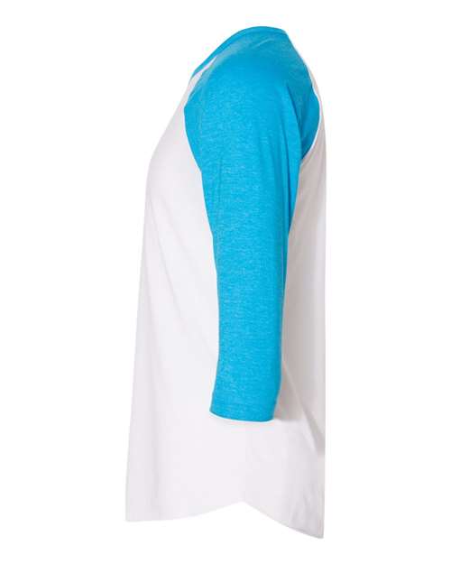 American Apparel 50/50 Raglan Three-Quarter Sleeve Tee BB453W