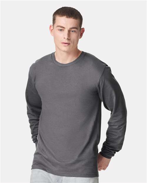 Custom Embroidered  American Apparel Fine Jersey Long Sleeve Tee 2007  