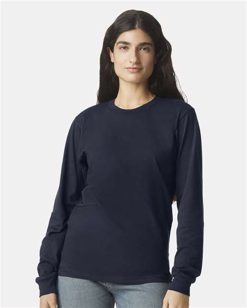 Custom Embroidered  American Apparel Fine Jersey Long Sleeve Tee 2007  