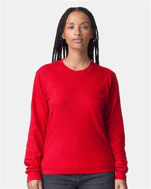 Custom Embroidered  American Apparel Fine Jersey Long Sleeve Tee 2007  