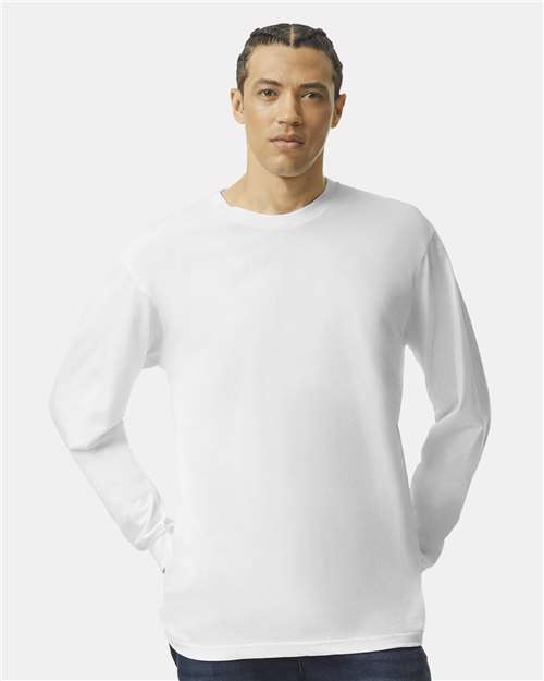 Custom Embroidered  American Apparel Fine Jersey Long Sleeve Tee 2007  