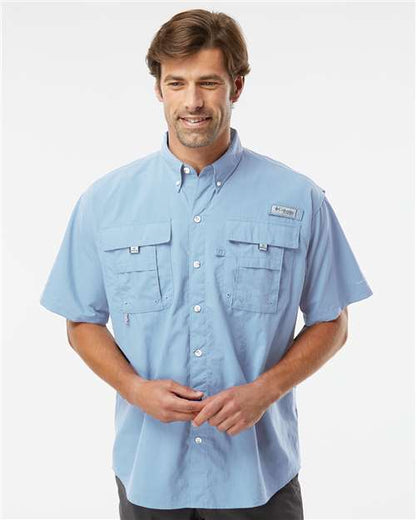 Columbia PFG Bahama™ II Short Sleeve Shirt 101165 Custom Embroidered Business Logo