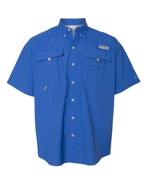 Columbia PFG Bahama™ II Short Sleeve Shirt 101165 Custom Embroidered Business Logo