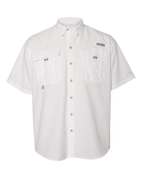 Columbia PFG Bahama™ II Short Sleeve Shirt 101165 Custom Embroidered Business Logo