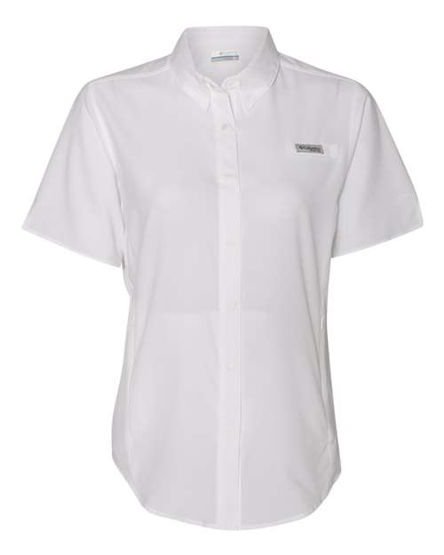 Columbia Women's PFG Tamiami™ II Short Sleeve Shirt 127571 Custom Embroidered Business Logo