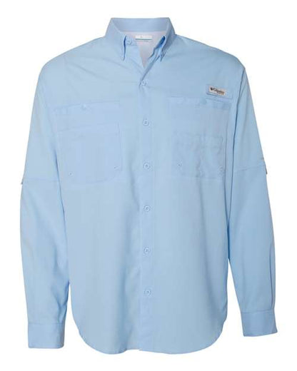 Columbia PFG Tamiami™ II Long Sleeve Shirt 128606 Custom Embroidered Business Logo