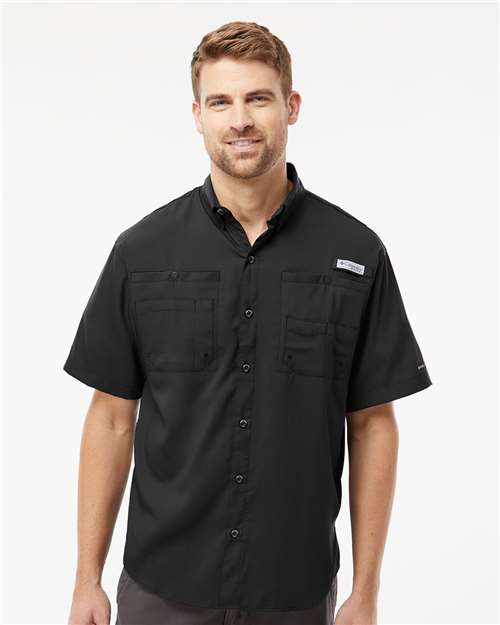 Columbia PFG Tamiami™ II Short Sleeve Shirt 128705 Custom Embroidered Business Logo