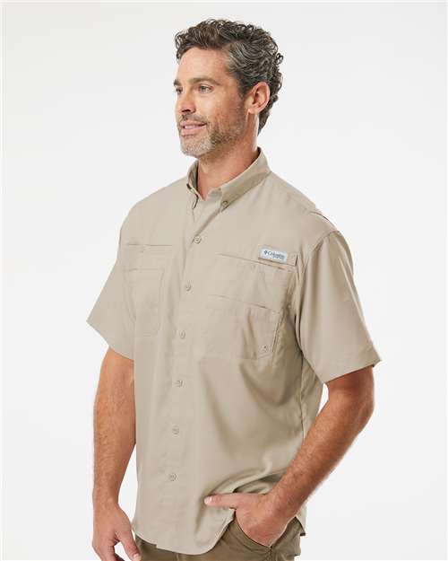 Columbia PFG Tamiami™ II Short Sleeve Shirt 128705 Custom Embroidered Business Logo