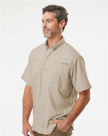 Columbia PFG Tamiami™ II Short Sleeve Shirt 128705 Custom Embroidered Business Logo