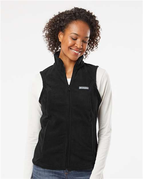 Columbia Women’s Benton Springs™ Fleece Vest 137212 Custom Embroidered Business Logo