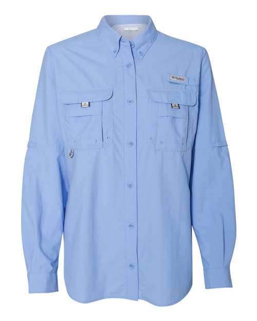 Columbia Women's PFG Bahama™ Long Sleeve Shirt 139656 Custom Embroidered Business Logo