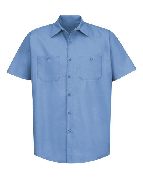 Red Kap Men's Tall Industrial Short Sleeve Work Shirt SP24T