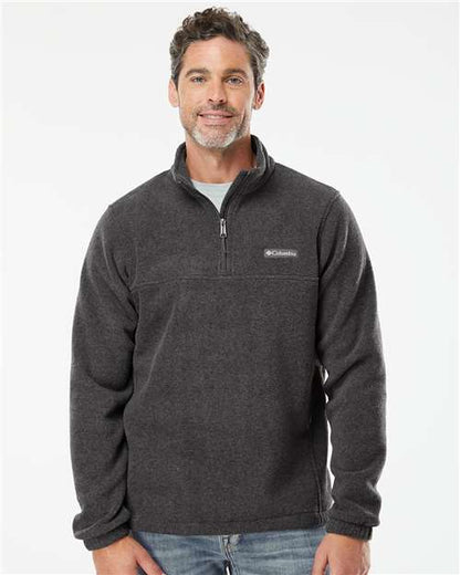 Columbia Steens Mountain™ Fleece Quarter-Zip Pullover 162019 Custom Embroidered Business Logo