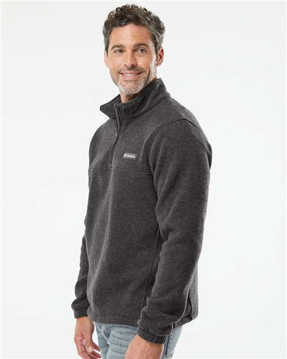 Columbia Steens Mountain™ Fleece Quarter-Zip Pullover 162019 Custom Embroidered Business Logo