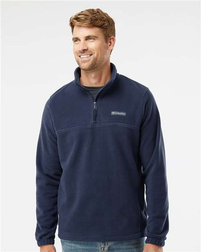 Columbia Steens Mountain™ Fleece Quarter-Zip Pullover 162019 Custom Embroidered Business Logo