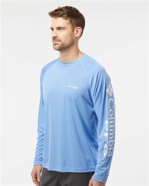 Columbia PFG Terminal Tackle™ Long Sleeve T-Shirt 138826 Custom Embroidered Business Logo