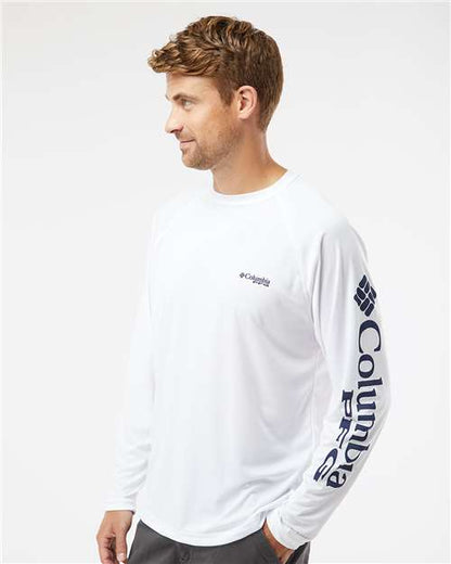 Columbia PFG Terminal Tackle™ Long Sleeve T-Shirt 138826 Custom Embroidered Business Logo