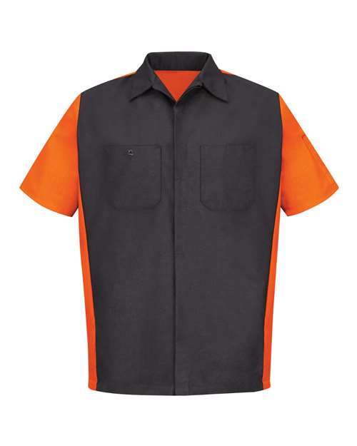 Red Kap Men's Tall Short Sleeve Automotive Crew Shirt SY20T