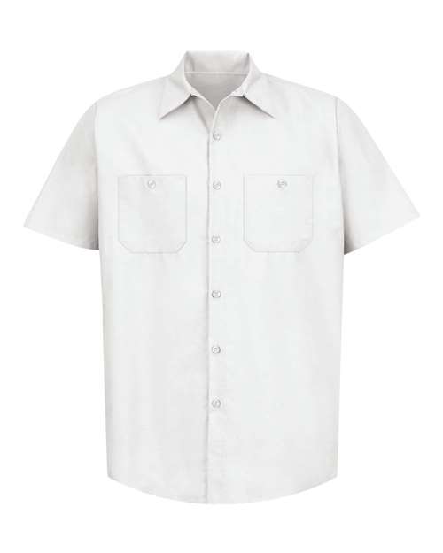Red Kap Men's Tall Industrial Short Sleeve Work Shirt SP24T